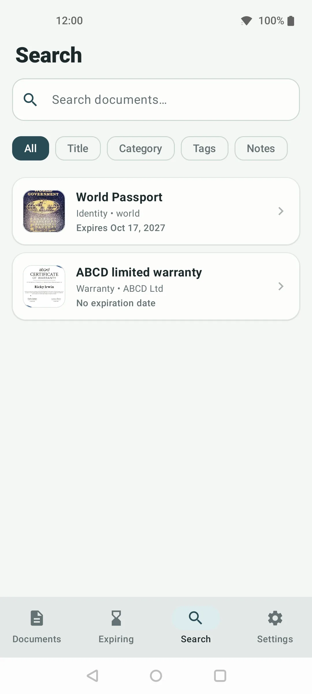 Search documents